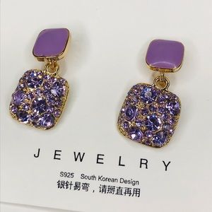 Fantasy Earrings Violet color